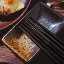 1 Paar japanische Essstäbchen schwarz Sushi Fast Food Nudeln Essstäbchen koreanisches Geschirr Küchenbarzubehör chinesisches Besteck
