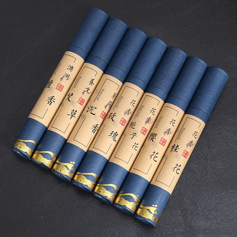 30Pcs/Box Incense  Plant Aromatherapy Refreshing Scent Office Sandalwood Natural Home Fragrance Incense Sticks