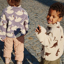 KS Winter Baby Girls Boys Lambswool Cherry Jackets Kids Clothes Sequin Cartoon Panda Outerwear for Boys Children's Coats 1-9Yrs