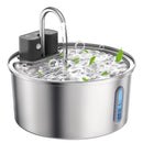 The Oasis Well | 3.2L Wireless Stainless Steel Cat Water Fountain with Smart Sensor