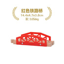 NEW Wooden Train Tracks Accessories Beech Wood Railway Tracks Wooden Bridge Tunnel fit for Wood Tracks Toys