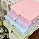 MINKYS Macaroon Sparkling PU A5 Kpop Fotokarten Sammelalbum 3 Zoll Fotokarten Aufbewahrungsalbum Korea Kawaii Schreibwaren