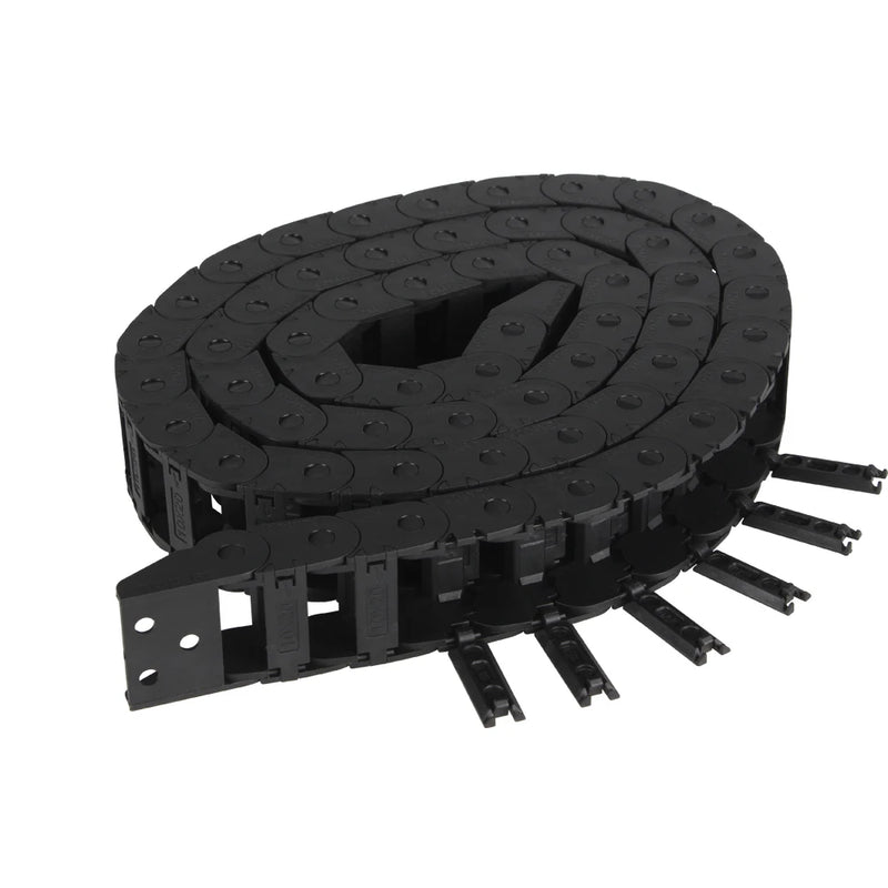 10*11mm Mini Energy Chain Nylon Drag Chain CNC 3D Printer Tank Chain 1m Long Nylon Cable For Automation Equipment 57 Links