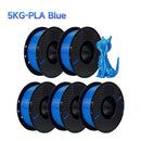 5KG Mix Colors PLA filament 1kg 1.75mm For 3D Printer PETG Material for 3D Printing filamento pla 3D Printer Filament
