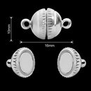2 Sets Locking Strong Magnetic Clasps Magnet End Clasp Connectors For Jewelry Making DIY Bracelet Necklace Extender Accessories