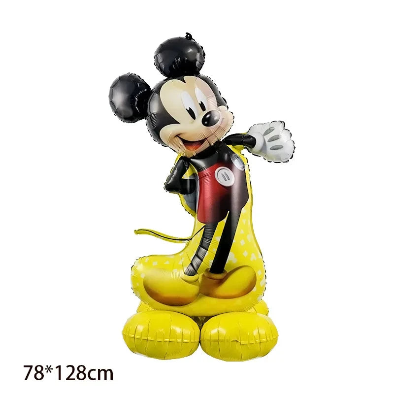 Disney Mickey Minnie Mouse Foil Balloon Baby Shower Birthday Cartoon Mickey Mouse Balloon Party Decoration Air Globos Supplies