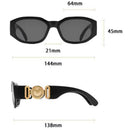 New Large Frame Square Sunglasses Women's Brand Designer Fashion Sun Glasses Men's Utdoor Hip-hop Eyewear UV400 Oculos De Sol