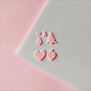 Christmas House/Sexy Red Lips Shape Earrings Polymer Clay Cutters Cutting Molds DIY Jewelry Decoration Making