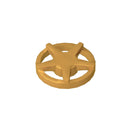 Gobricks 10PCS 18978a Wheel Cover 18978b Parts 5/10 Spoke Compatible with 18976 Toys Model Building Blocks DIY Creative Gift Car