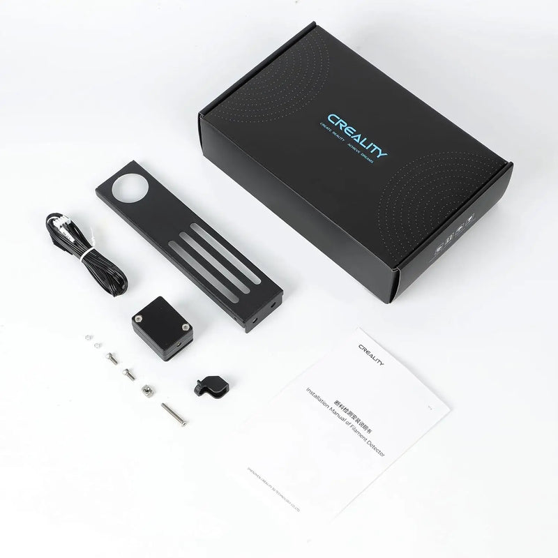 Creality Ender 3 V3 SE/KE Filament Runout Sensor, 3D Printer Smart Filament Break Detection Module Detector with LED Light