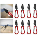 10Pcs Windproof Clamp Set Survival Grommet Tent Clips Buckle Awning Tarp Fixed Outdoor Camping Tent Accessories Plastic Hook