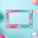 1Pcs Of Gender Revealing Pink Blue Footprints For Men And Women,Shower Party Photography Props Paper Frame