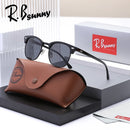 RBsunny Classic Polarized Sunglasses Men Women Retro Half Frame UV400 Glasses Male Popular Anti-glare Travel Driving Eyewear