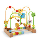 Montessori Babyspielzeug Holz-Achterbahn Perlenlabyrinth Kleinkind Lernspielzeug Pädagogisches Puzzle Mathe-Spielzeug für Kinder 1 2 3 Jahre