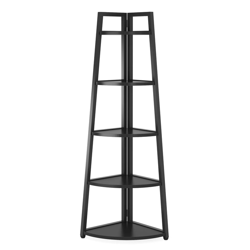 Tribesigns Bookcase Corner Book Shelf Rack Wood Bookshelf Storage Shelves