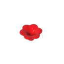 Gobricks GDS-2059 Outdoor Accessory Kit Flower with 6 Rounded Petals and Pin compatible with lego 95831 Assembles Building Block