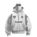 Trendy Double Hat Hoodies Unique Design Balaclava Hooded Sweatshirt Women Men Autumn Winter Warm Unisex Loose Y2K Zipper Hoodie