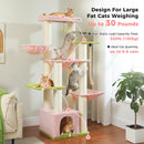 Big Cat Tree for Large Cats Robust Cat Tower with Several Levels Cat House Climbing Tree with Hammock 11 Sisal Posts Large Perch