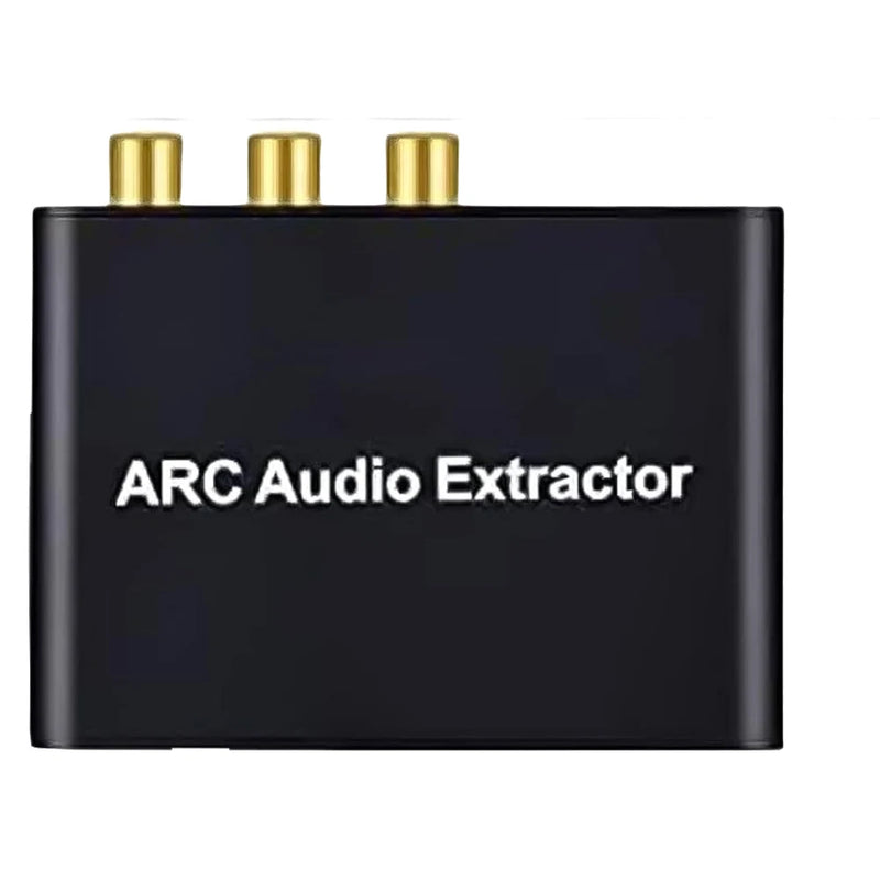 4K HDMI ARC Audio Extractor Digital to Analog Audio Converter ARC To SPDIF Coaxial L/R Stereo 3.5mm Jack Audio Adapter for HDTV