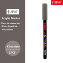 Jupai 1PCS Acrylic Marker Pens Plumones 24Color Painting Stationery Ceramic Glass Fabric Graffiti Waterproof Water-based