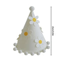 Birthday Party Hat Baby Shower Crown Event Decoration Supply Daisy Party Hats Baby Crown 1 Year Children's Day Gift Party Decor