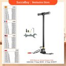 SucceBuy 3 Stage PCP Pump 30MPa 4500PSI W/ Pressure Gauge Air Hand Stirrup Pump for Pistols Rifles Air Guns, Car Bicycle Hunting