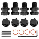 4PCS Wheel Hex Hubs Adapter 14mm to 17mm 10mm Widen for Arrma 1/10 3S Granite Mega Senton NEW BIGROCK Typhon - Off-Road RC Car