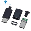 1Set/5Set Type-C Mirco USB Connectors Male Jack Tail Plug Electric Terminals Conector Case Phone