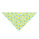 Dog Bandana Fruit Floral Spring Washable Soft Doggy Scarf Kerchief Summer Adjustable for Small Medium Large Dogs Pets