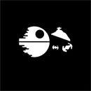 AT Walker Ground Battle Ship Vinyl Art Sticker Star Wars Easter Egg Decals Death Star Decal X Wing Stickers Car Window Decor