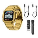 Miltary Smart Watch 2025 Men's Steel Watch Aiweile AW39 Fitness Tracker Sport Business Bluetooth Call Copy Design High Quality