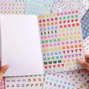 2000+ Pcs Alphabet Sticker for Journaling Fun Colorful Craft Letter Stickers for Junk Journal Scrapbooking Supplies Ideal DIY D