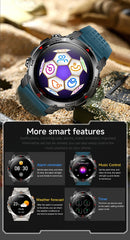 The Trail Sentinel | 2026 Outdoor Smart Watch — HD AMOLED, 10ATM Waterproof, 100+ Sports Modes