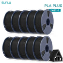 SUNLU PLA PETG PLA Plus Filaments 10 Rolls 3D Filament 1KG/roll 1.75mm 100% Filament Lines Up Neatly For 3D Printing From EU US