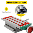 VEVOR Milling Table 17.7×6.7Inch Compound Slide Multifunction Worktable Cross Milling Machine Compound 2 Axis 4 Ways Drill