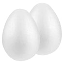 2/3/4 Pcs 15cm 20cm DIY Eggs White Foam Balls Eggs Easter Modeling Shapes Egg Ornaments Kids Painting Party Decorations