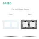 BSEED Zigbee Electric Floor Heating Thermostat LED Sensor Water Gas Boiler Smart Temperature Controller Without Frame Tuya Alexa