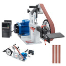 SucceBuy Belt Grinder Sander 72 x 2-Inch Variable Speed Polisher 1500W 2HP Polishing Grinding Machine Metalworking Knife Making