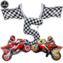 Dirt Bike Birthday Party Decorations for Boys Motorcycle  Party Supplies Motorcycle Balloon Banner Cake Toppers Hanging Decorati