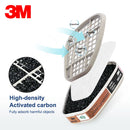 3M Gas Mask Filters 6001 Dust Organic Gases Chemical Paint Resin Compatible Face Masks 6200 7502 6800 Industrial Mask