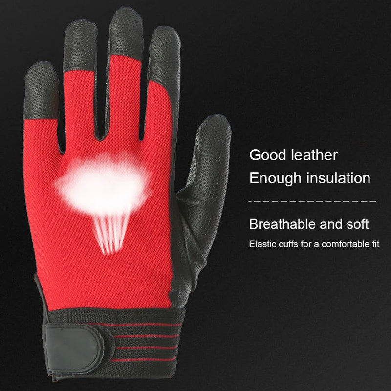 1 Pair Work Gloves Protective High Voltage Electrical Insulating Glove Rubber Safety MittenBreathable Mittens Motorcycle Black R