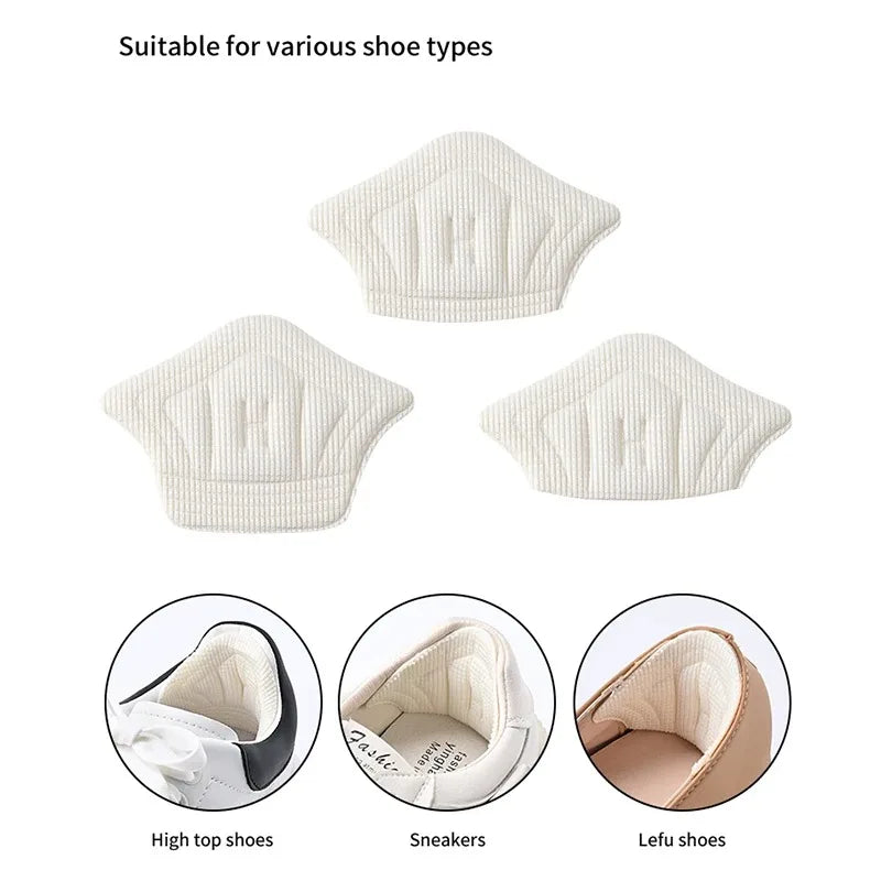 6pair/12pcs Anti-wear Feet Pads Lightweight For Sport Shoes Adjustable Size  Back Sticker Antiwear Feet Pad Cushion Insole Heel