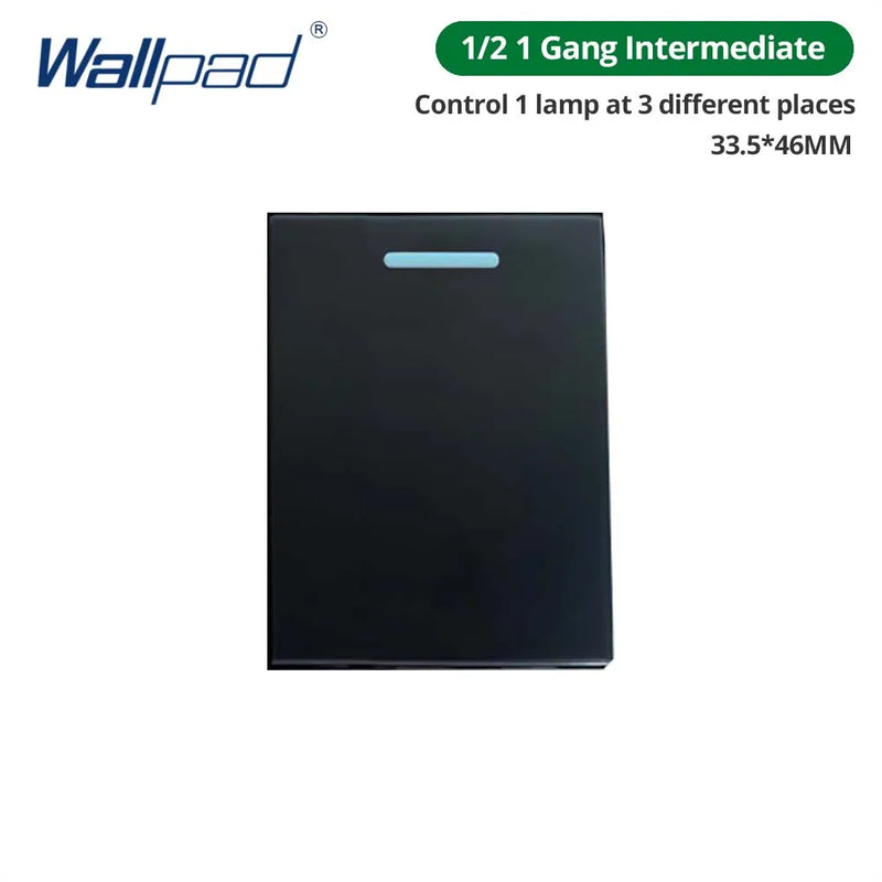 DIY Frame Only Wallpad Glass Aluminum Stainless Steel Panel 1 2 Gang Intermediate Reset Switch Brazil Socket 118*75mm