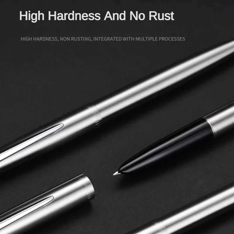 Jinhao 911 Fountain Pen Luxury All-Steel Body Elegant Calligraphy Ink Pens EF Nib Business School Office Supplies Stationery