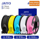 JAYO PETG 3D Filament 1.75MM High Speed PETG 3D Printer Filament 4Rolls High Flow Speedy Matte Effect 3D Printing Mateials