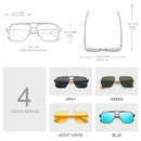 Wood Sunglasses For Men Women Square Metal Sun Glasses Blue Lens UV Protection New Eyewear 9006
