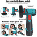 Mini Angle Grinder With 2 Battery Cutting Grinder For Cutting Polishing Wood Stone Steel 12V Cordless Polisher Cutting Machine