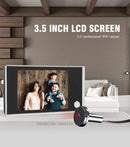 KAK 3.5" Digital Door Peephole Camera Electronic Door Viewer Bell 120 Degree Wide Angle HD Screen Home Security System Hardware