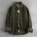 The Corduroy Archive | Men's Cotton Corduroy Long-Sleeve Overshirt