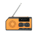 Solar Power Hand Crank Radio AM/FM/WB NOAA Weather Multifunctional Radio LED Flashlight Power Bank for Outdoor Camping Hiking
